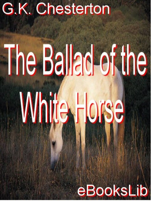 Cover image for The Ballad of the White Horse